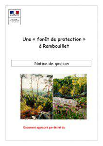 Une « forêt de protection » à Rambouillet