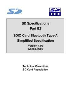 Microsoft Word - PartE2 SDIO Bluetooth Type-A Simplified V1.00 060403TC.doc