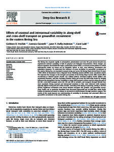 Deep-Sea Research II–203  Contents lists available at ScienceDirect Deep-Sea Research II journal homepage: www.elsevier.com/locate/dsr2