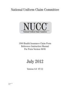 National Uniform Claim Committee  NUCC TM