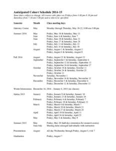 Microsoft Word - CohortSchedule2014-15_082713.docx