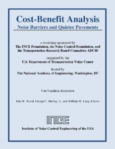 FINAL REPORT Cost‐Benefit Analysis