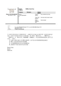 Treatment of Parody Main Topic Sherry YIP/CITB/HKSARG[removed]:02