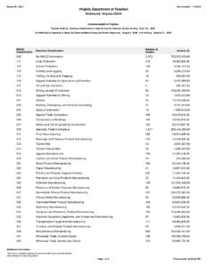 Business / Retail / Food industry / Tax / Standard Industrial Classification / North American Industry Classification System / Value added tax / Sales tax