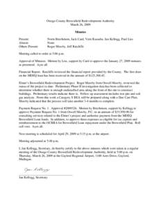 Microsoft Word - Otsego CoBRA Minutes signed.doc