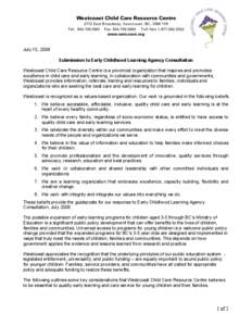 Child care / Preschool education / Early childhood educator / Ready schools / Family resource program / Education / Educational stages / Early childhood education