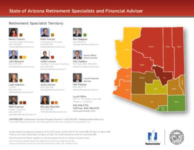 State of Arizona Retirement Specialists and Financial Adviser Retirement Specialist Territory Nancy Chavez  Arizona State University