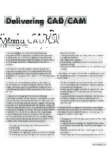 Delivering CAD/CAM Ian Tindsley Former Technology Leader, Penwortham Priory Academy