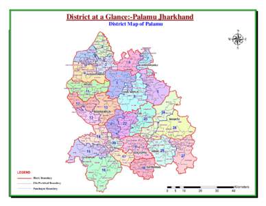 District at a Glance:-Palamu Jharkhand