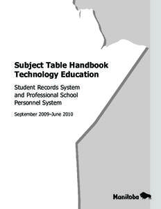 Subject Table Handbook - Technology Education[removed]