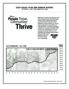 CATA FISC AL Y E AR[removed]ANNUAL RE PORT O C TO B ER 1, [removed] –SEPTEM BER 3 0 , [removed]When  People Thrive,