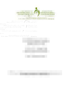 2014 SOGC Resident Committee Tuesday June 10th, [removed]:00 to 17:00 – Niagara Falls Marriott Fallsview Hotel and Spa Salon C (Mezzanine Level)