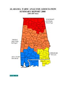 ALABAMA FARM ANALYSIS ASSOCIATION SUMMARY REPORT[removed]Data) AGEC[removed]