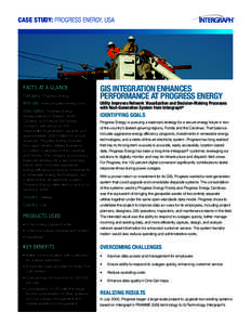 CASE STUDY: Progress Energy, USA  FACTS AT A GLANCE Company: Progress Energy Web site: www.progress-energy.com Description: Progress Energy,