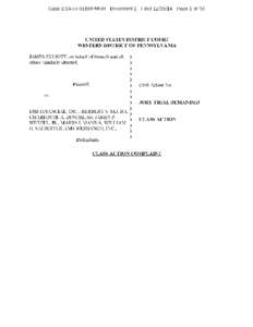 James Elliott, et al. v. ESB Financial, Inc., et al. 14-CV[removed]Class Action Complaint