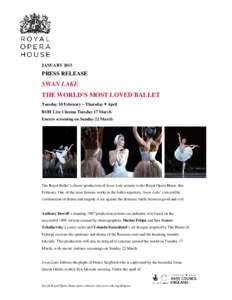 Microsoft Word - Swan Lake - The Royal Ballet - Press Release