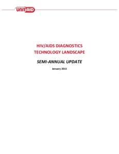 Microsoft Word - UNITAID_2014_Semi-annual_Update_HIV_Diagnostics_Technology_Landscape.docx