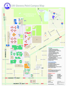 UW-Stevens Point Campus Map TO SCHMEECKLE RESERVE VISITOR CENTER  26
