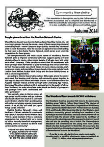  	  
   This newsletter is brought to you by the Colliers Wood Residents’ Association and is compiled and distributed to