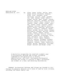 ENROLLED HOUSE RESOLUTION NO. 1073