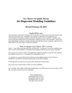 New Mexico Air Pollution Control Bureau