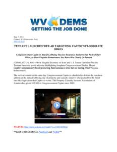 May 7, 2014 Contact: WV Democratic Party[removed]