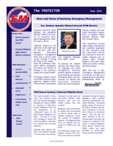 The PROTECTOR  June 2014 News and Views of Kentucky Emergency Management