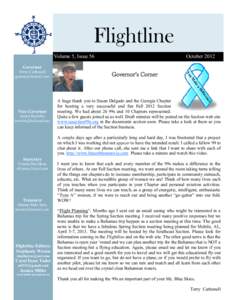 Flightline Volume 5, Issue 56 October[removed]Governor