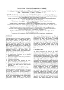 Physical oceanography / Oceanography / Tropical meteorology / Aquatic ecology / Atlantic Ocean / Ocean observations / Climatology / El Niño-Southern Oscillation / Sea surface temperature / Atmospheric sciences / Meteorology / Earth