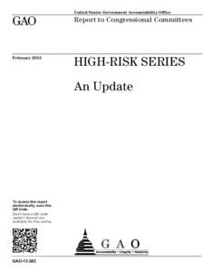 GAO, High-Risk Series: An Update