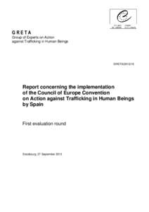 GRETA Group of Experts on Action against Trafficking in Human Beings GRETA[removed]