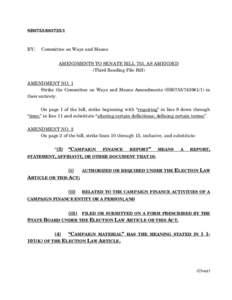 SB0755[removed]BY: Committee on Ways and Means AMENDMENTS TO SENATE BILL 755, AS AMENDED