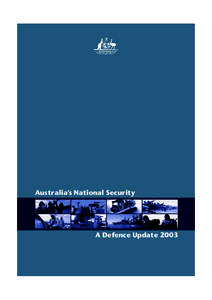 Australia’s National Security  A Defence Update 2003 report.p65