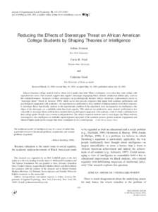 Journal of Experimental Social Psychology 38, 113–[removed]doi:[removed]jesp[removed], available online at http://www.idealibrary.com on