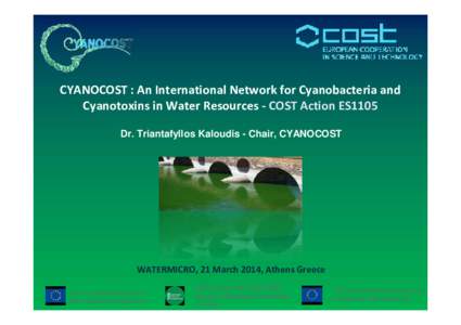 Cyanobacterial blooms and toxins in water resources: Occurrence, impacts and management.