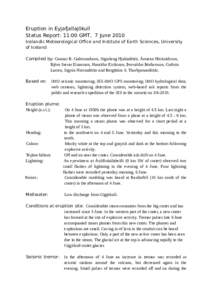 Stratovolcanoes / Volcanoes / Volcanism of Iceland / Eruptions of Eyjafjallajökull / Eyjafjallajökull / Types of volcanic eruptions / Eruption column / Geology / Volcanology / Volcanism