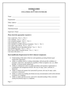 Microsoft Word - Collateral Duty Interest Form.docx
