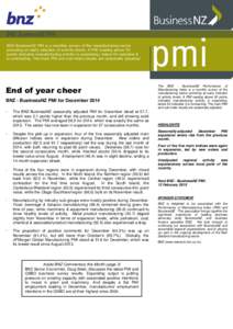 Business NZ - BNZ PMI Survey