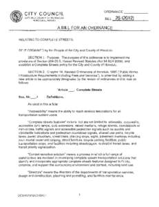 ORDINANCE  CITY COUNCIL BILL