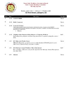 Microsoft Word - Lake Standing Committee Mtg Agenda[removed]docx