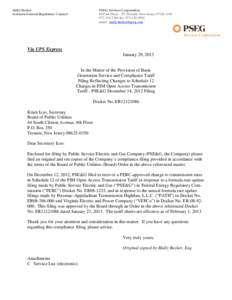 Mally Becker Assistant General Regulatory Counsel PSEG Services Corporation 80 Park Plaza – T5, Newark, New Jersey[removed][removed]fax: [removed]