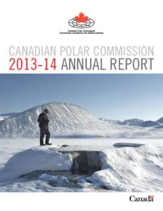 CANADIAN POLAR COMMISSION[removed]ANNUAL REPORT Cover: McGill University geography professor