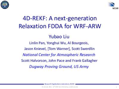 General improvements and plans for 4DWX and E-4DWX