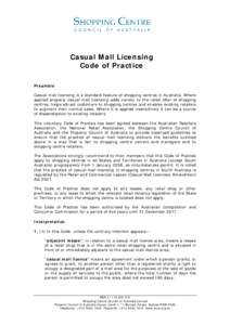 Microsoft Word - CasualMallLicencingCode_January 2013