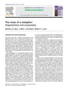 Organizational Dynamics[removed], 271—280  Available online at www.sciencedirect.com journal homepage: www.elsevier.com/locate/orgdyn