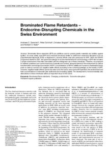 ENDOCRINE DISRUPTORS: CHEMICALS OF CONCERN  352 doi:[removed]chimia[removed]CHIMIA 2008, 62, No. 5