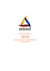 ANNUAL REPORTHUMAN RIGHTS COMMISSION OF MALAYSIA