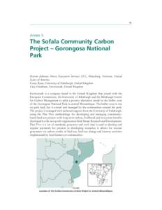 79  Annex 5 The Sofala Community Carbon Project – Gorongosa National