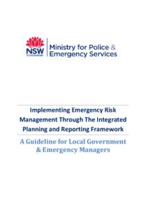 Actuarial science / Risk / Humanitarian aid / Risk management / Business continuity / Emergency / Disaster / Enterprise risk management / Building Safer Communities. Risk Governance /  Spatial Planning and Responses to Natural Hazards / Management / Public safety / Emergency management