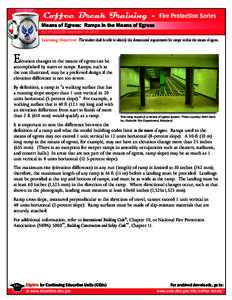 Coffee Break Training - Fire Protection Series - Means of Egress:  Ramps in the Means of Egress